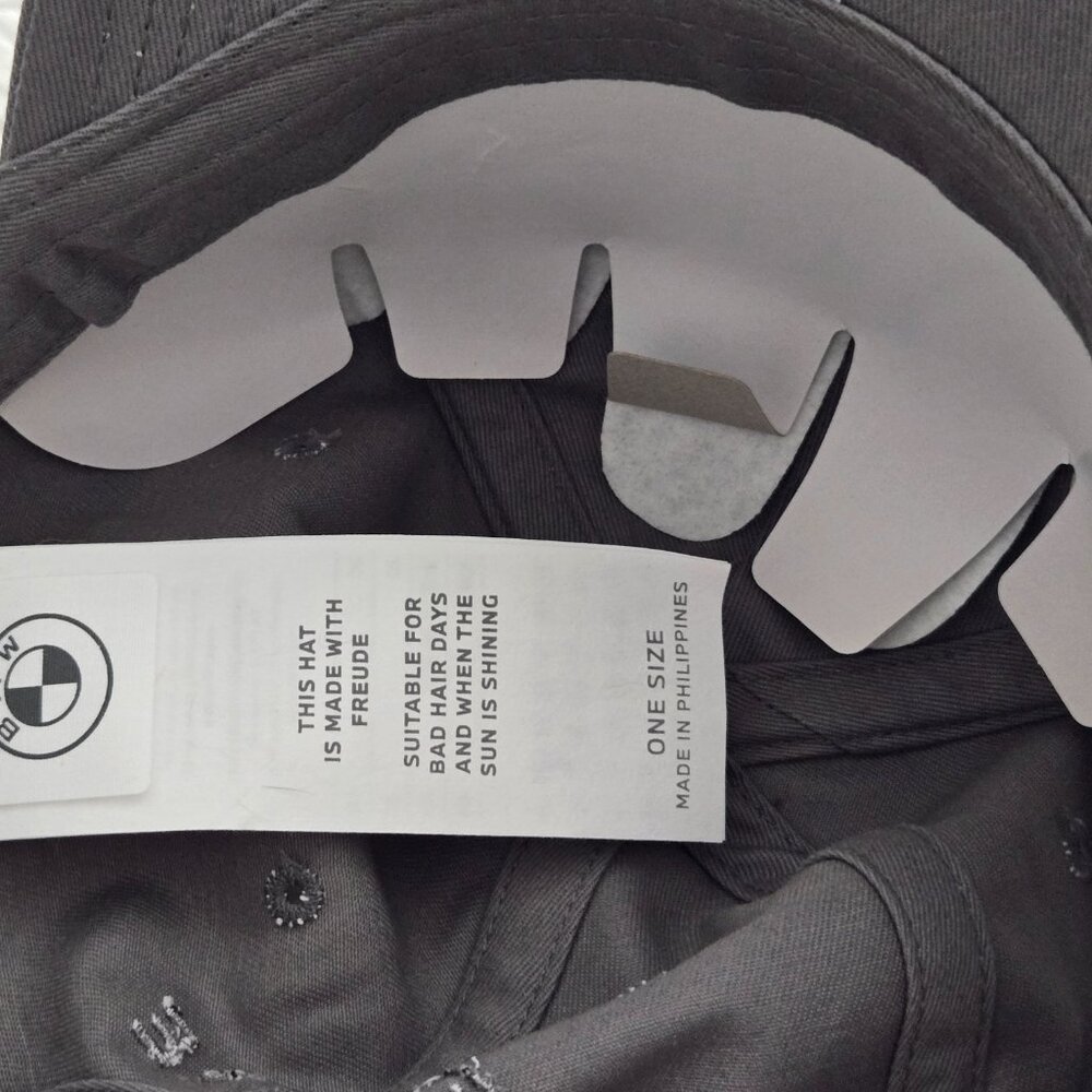 BMW Charcoal Cap with Iconic Logo - Picture 5 of 6